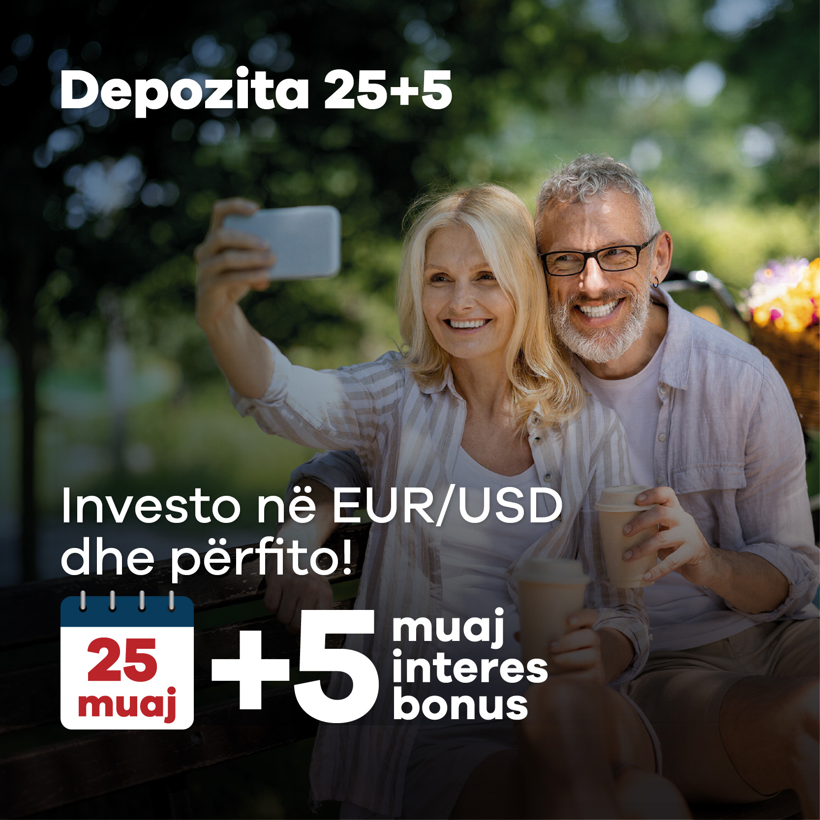 Depozita 25+5 në EUR/USD
