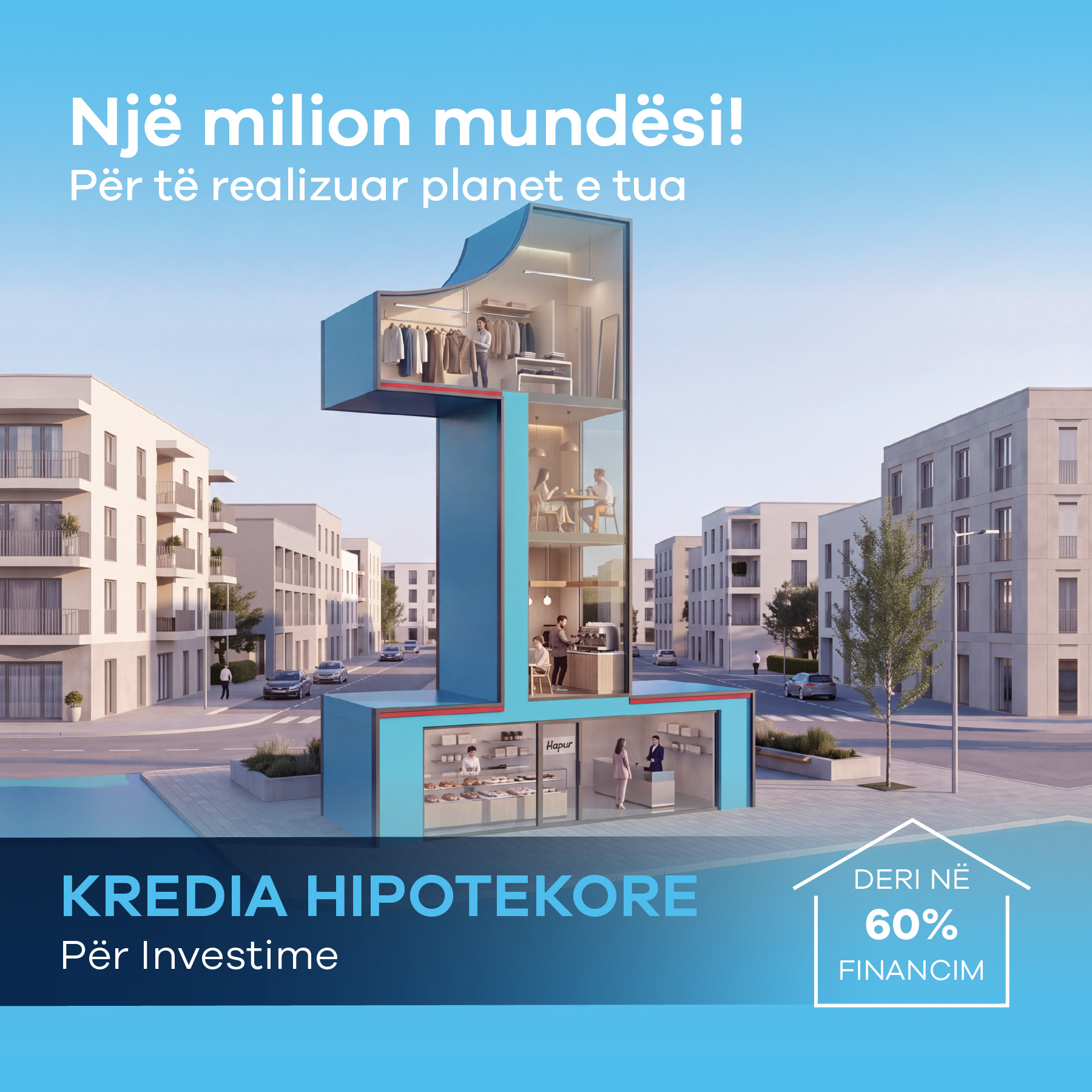 Kredi per blerje dyqani dhe toke